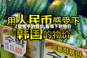 【疫情中的物价,疫情下的物价】
