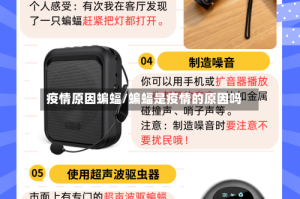 疫情原因蝙蝠/蝙蝠是疫情的原因吗