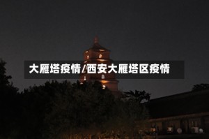 大雁塔疫情/西安大雁塔区疫情