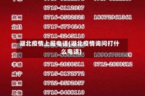 湖北疫情上报电话(湖北疫情询问打什么电话)