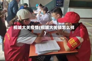 桐城大关疫情(桐城大关镇怎么样)