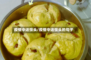 疫情中送馒头/疫情中送馒头的句子