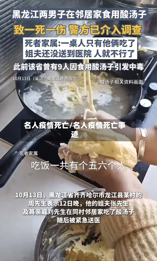 名人疫情死亡/名人疫情死亡事迹-第3张图片