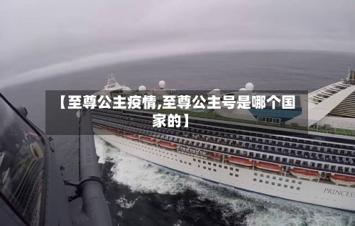 【至尊公主疫情,至尊公主号是哪个国家的】-第1张图片