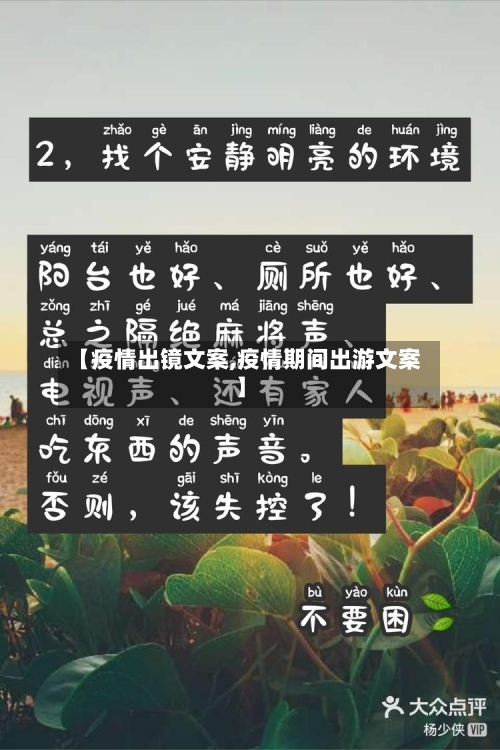 【疫情出镜文案,疫情期间出游文案】-第3张图片